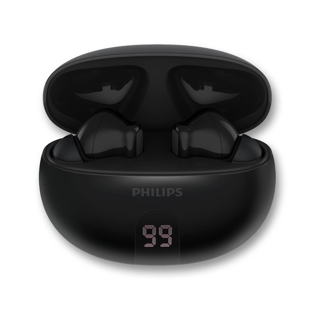 Philips T2520 True Wireless Earbuds, ANC, Bluetooth 5.4, AI Mic, Bass, 20H, IPX4